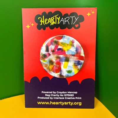  Ha Badge Colourful Strokes 01