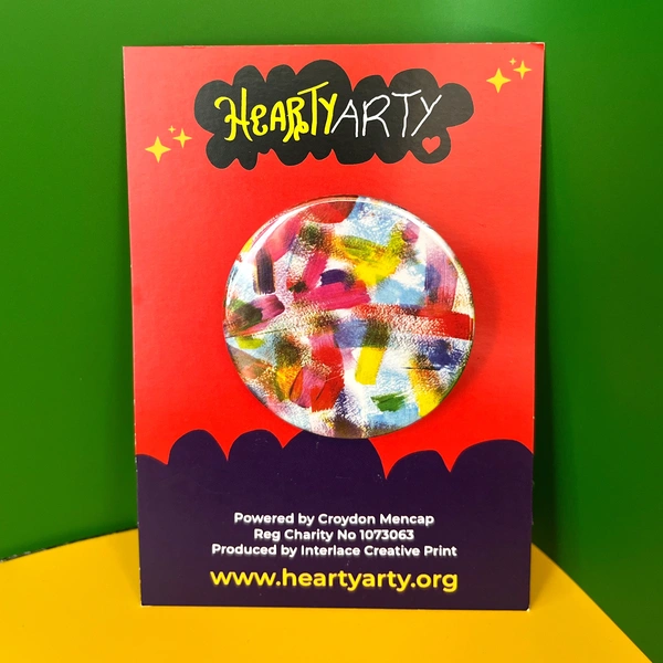  Ha Badge Colourful Strokes 01